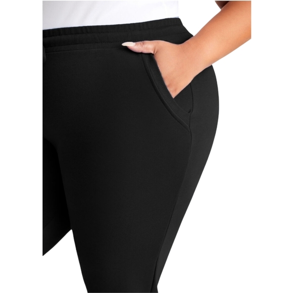 Ashley Stewart French Terry Athleisure Jogger, 26/28 - Picture 5 of 6